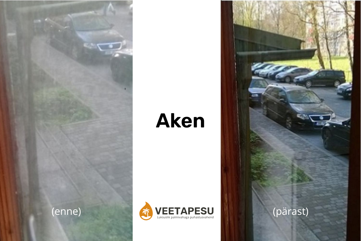 Aknapesu enne ja pärast